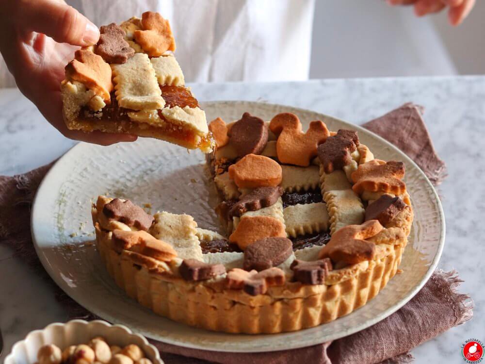 La Mozzarella In Carrozza - Crostata con frolla alle nocciole e confettura di fichi