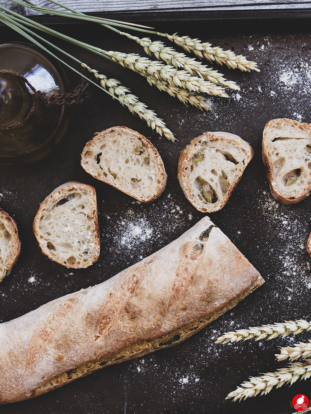 La Mozzarella In Carrozza - Filoncini alle olive con biga