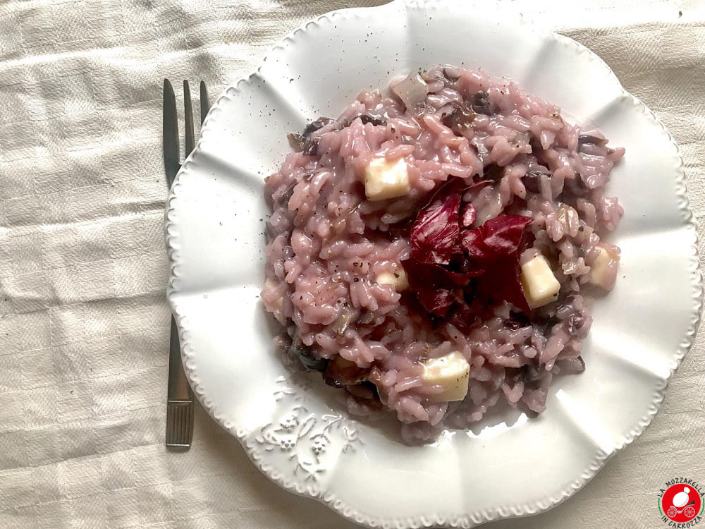 La Mozzarella In Carrozza - Risotto with radicchio