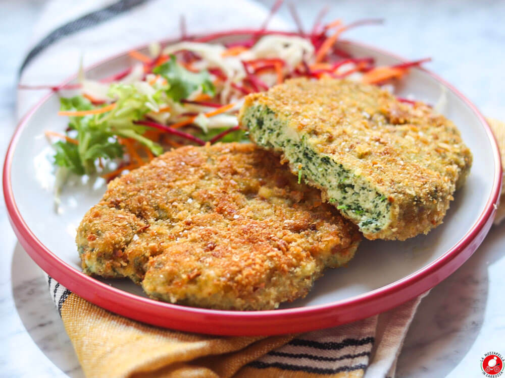 La Mozzarella In Carrozza - Chicken and spinach patties 