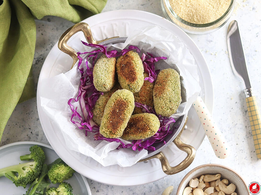 La Mozzarella In Carrozza - Crocchette di cous cous e pesto di broccoli 