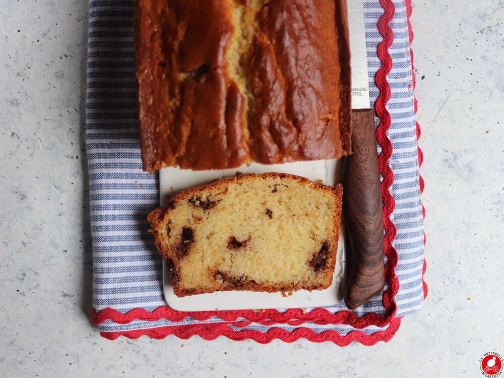 La Mozzarella In Carrozza - Plumcake con gocce di cioccolato fondente