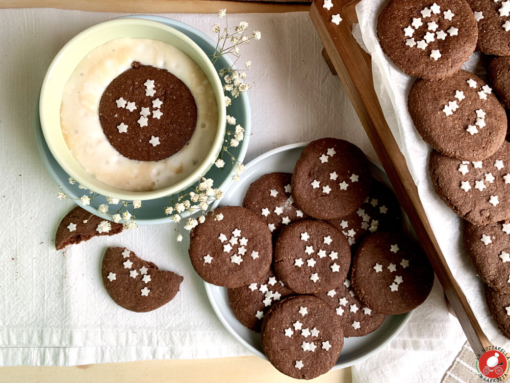 La Mozzarella In Carrozza - Biscotti al cacao e nocciole