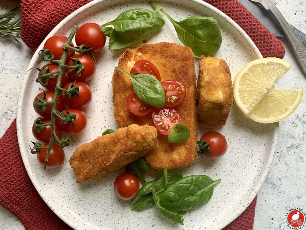 La Mozzarella In Carrozza - Fried feta