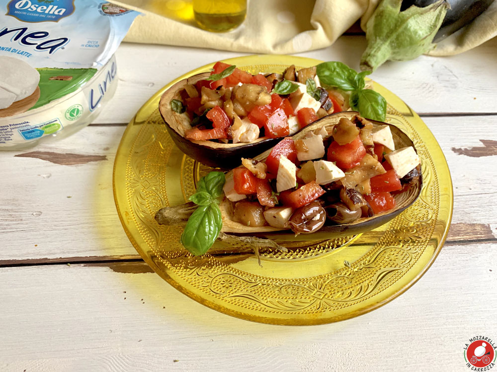 La Mozzarella In Carrozza - Stuffed eggplant summer version