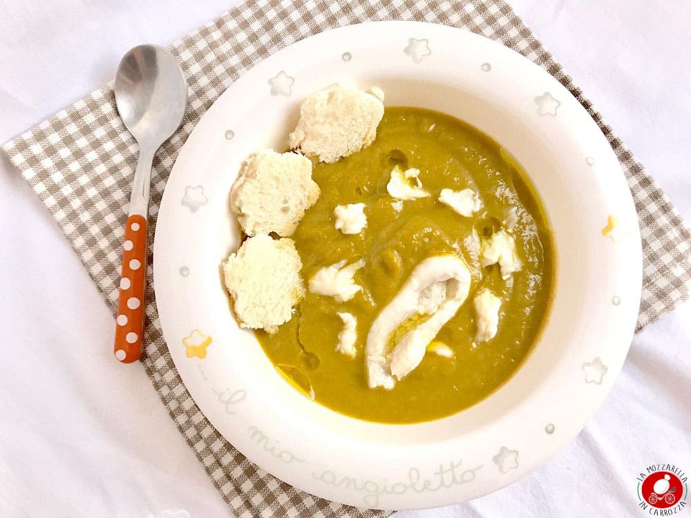 La Mozzarella In Carrozza - Pureed soup with steamed sole