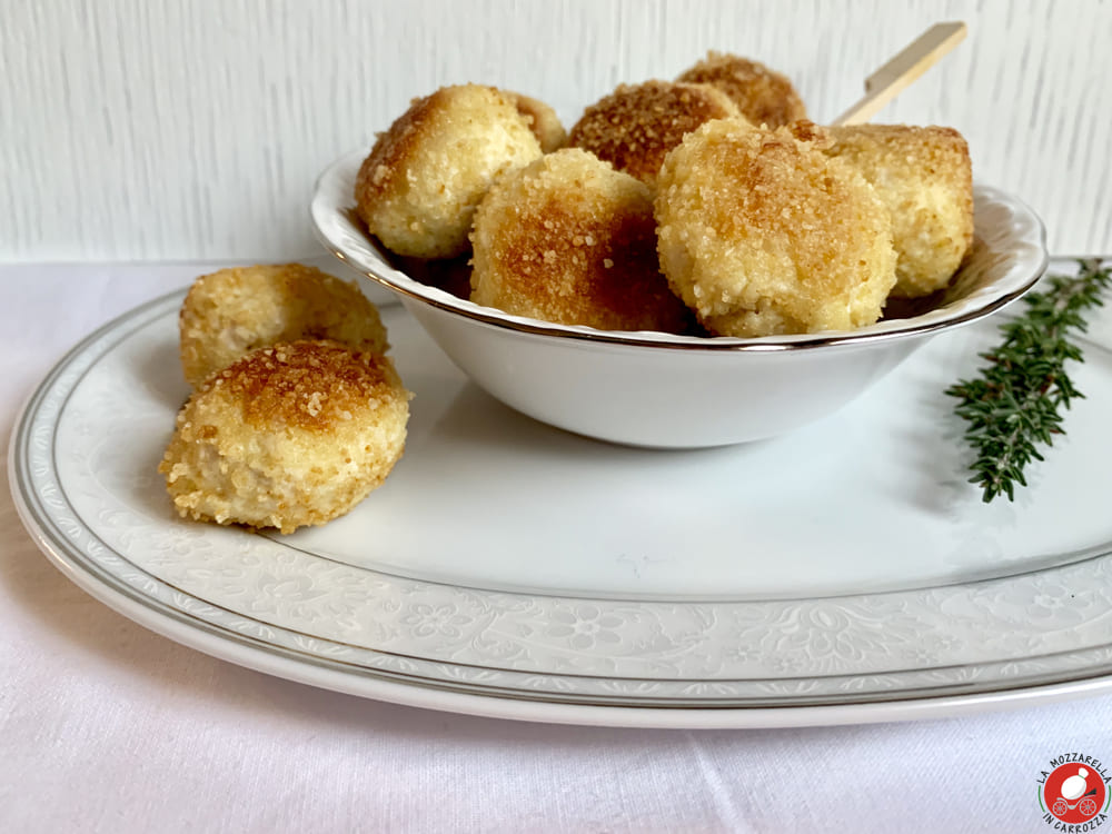 La Mozzarella In Carrozza - Polpettine di tacchino e ricotta