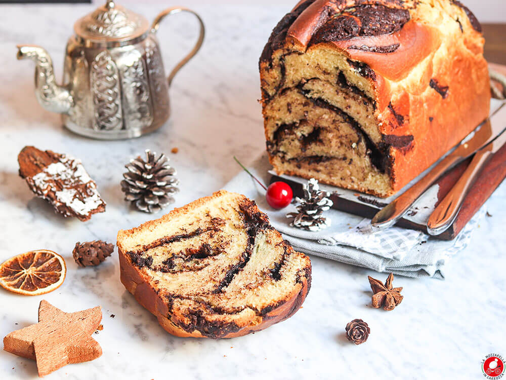 La Mozzarella In Carrozza - Babka cioccolato fondente e pistacchi 