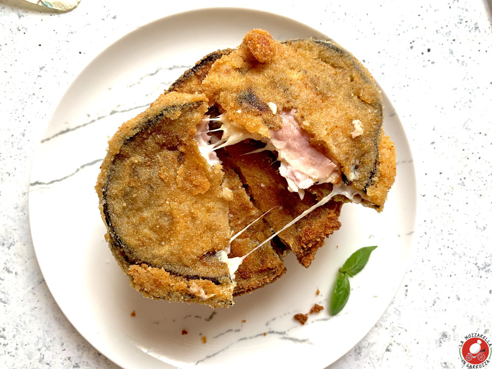 La Mozzarella In Carrozza - Eggplant cordon bleu