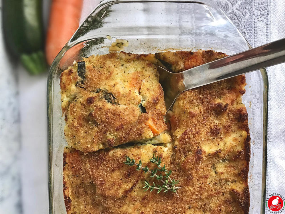 La Mozzarella In Carrozza - Tortino di verdure