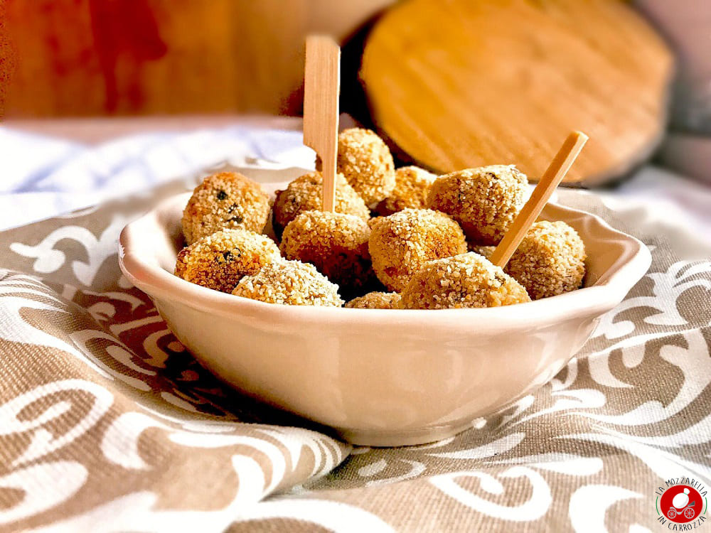 La Mozzarella In Carrozza - Polpettine di melanzane