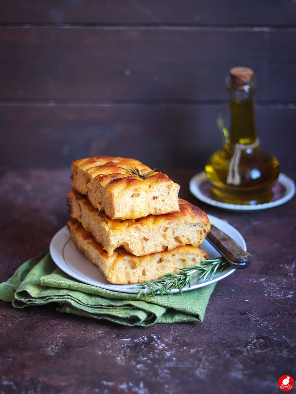 La Mozzarella In Carrozza - Focaccia alla zucca