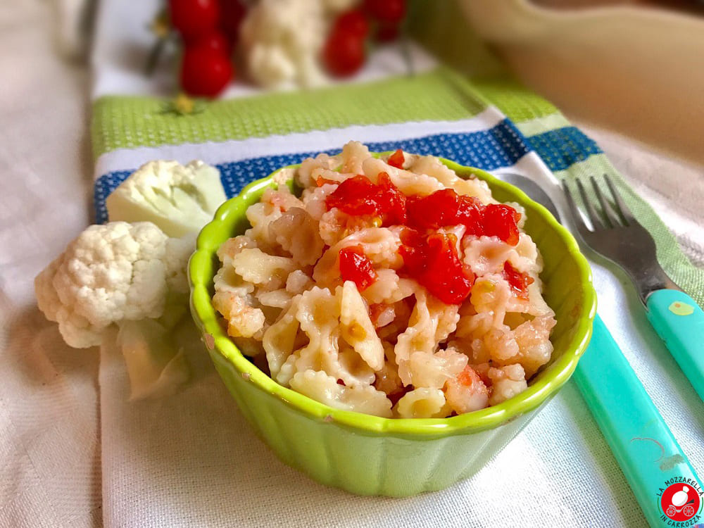 La Mozzarella In Carrozza - Kamut pasta with cauliflower and cherry tomato