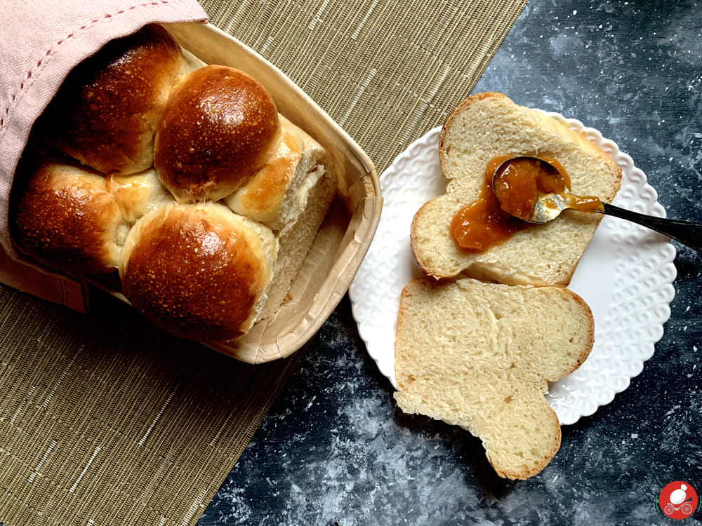 La Mozzarella In Carrozza - Panbrioche al miele e yogurt