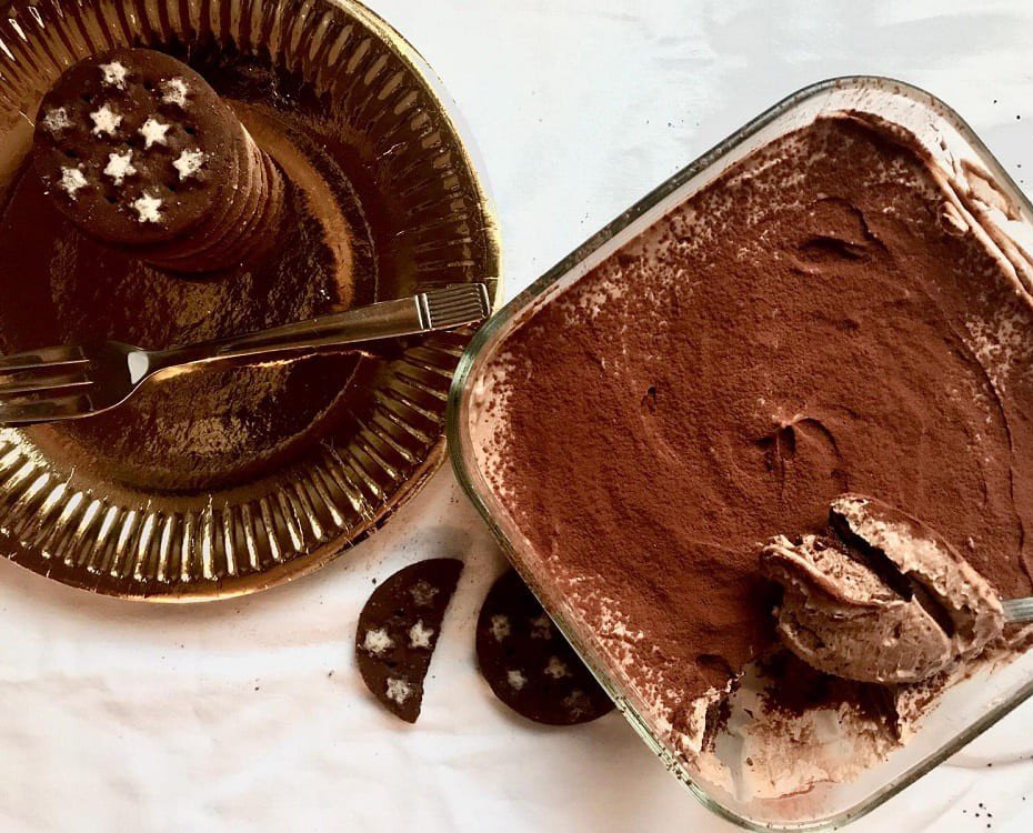 Dolce al cucchiaio con Nutella e Pan Di Stelle