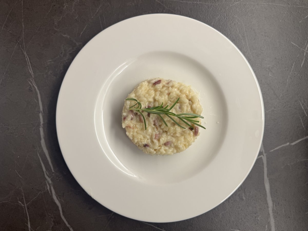 Risotto taleggio e speck