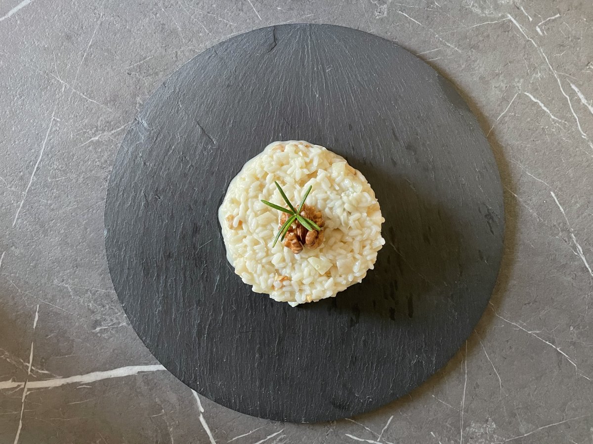 Risotto pere e gorgonzola