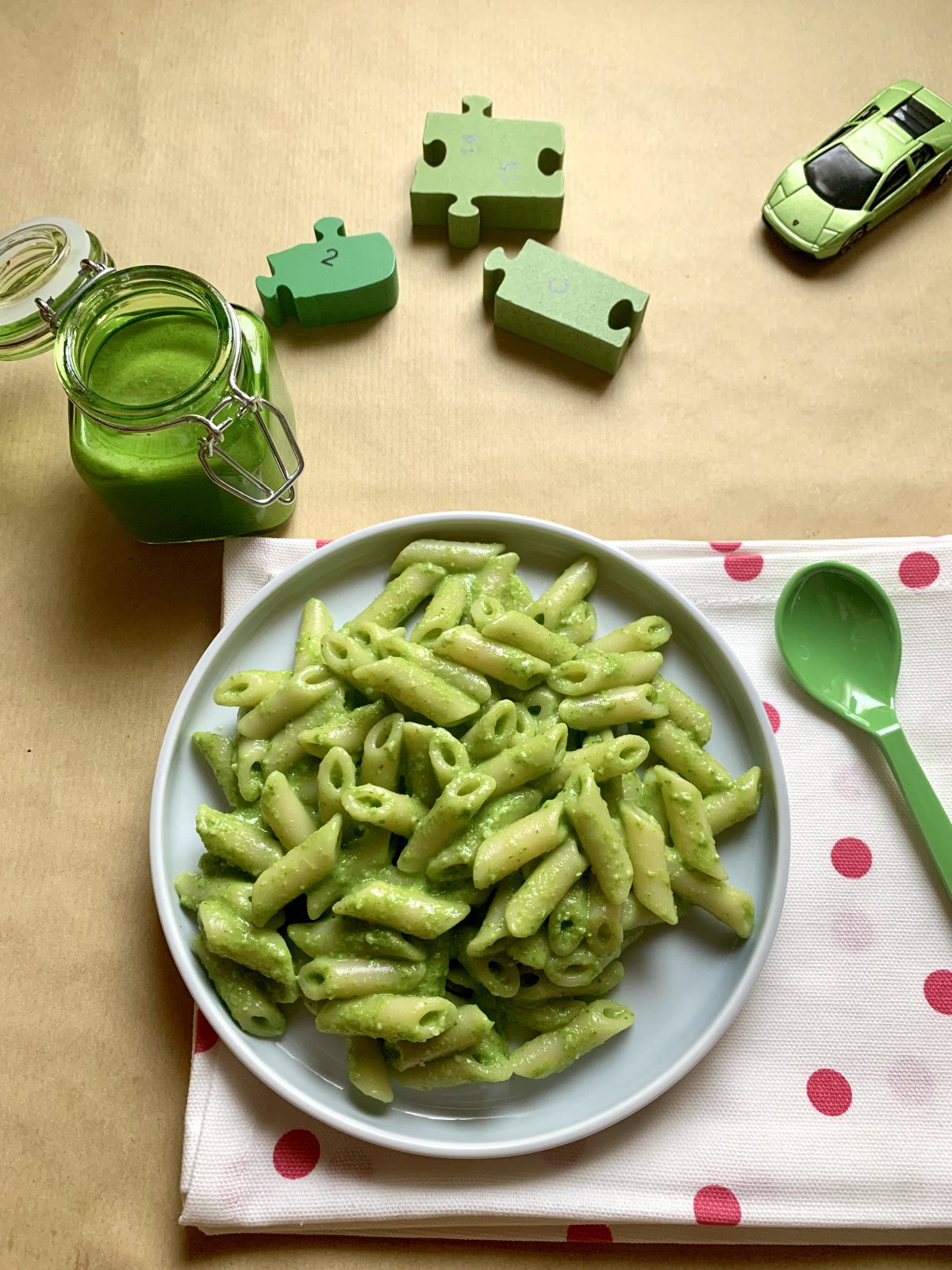 Pennette al pesto furbo