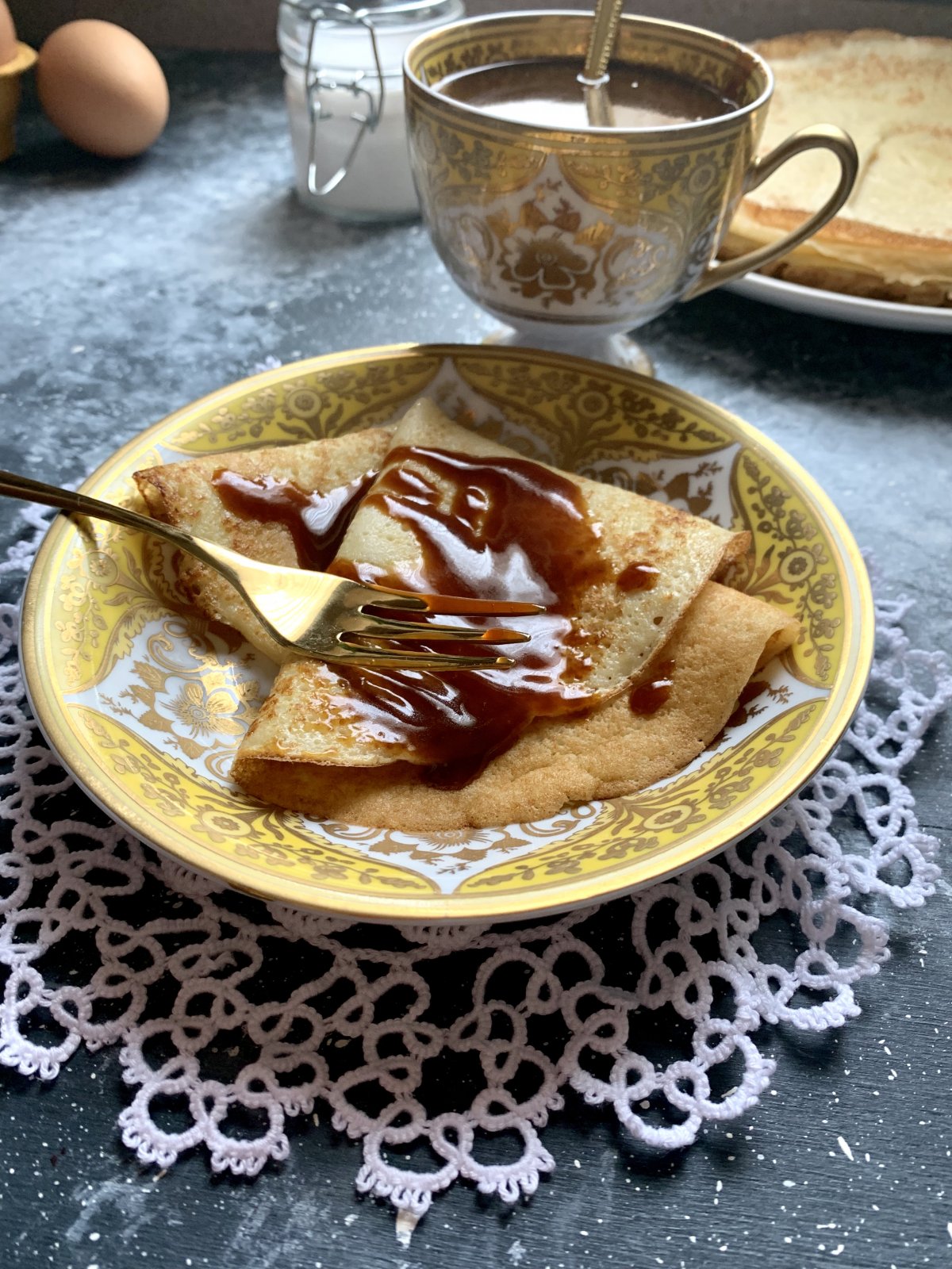 Crêpes, ricetta di base di Pierre Hermé