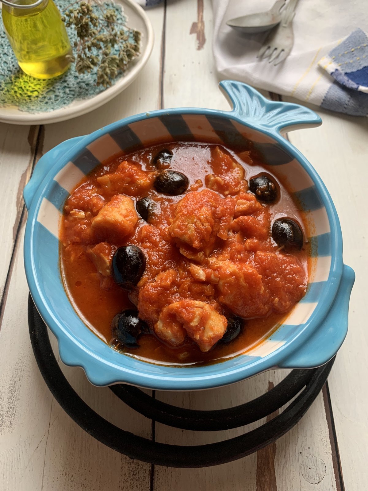 Nasello alla Mediterranea