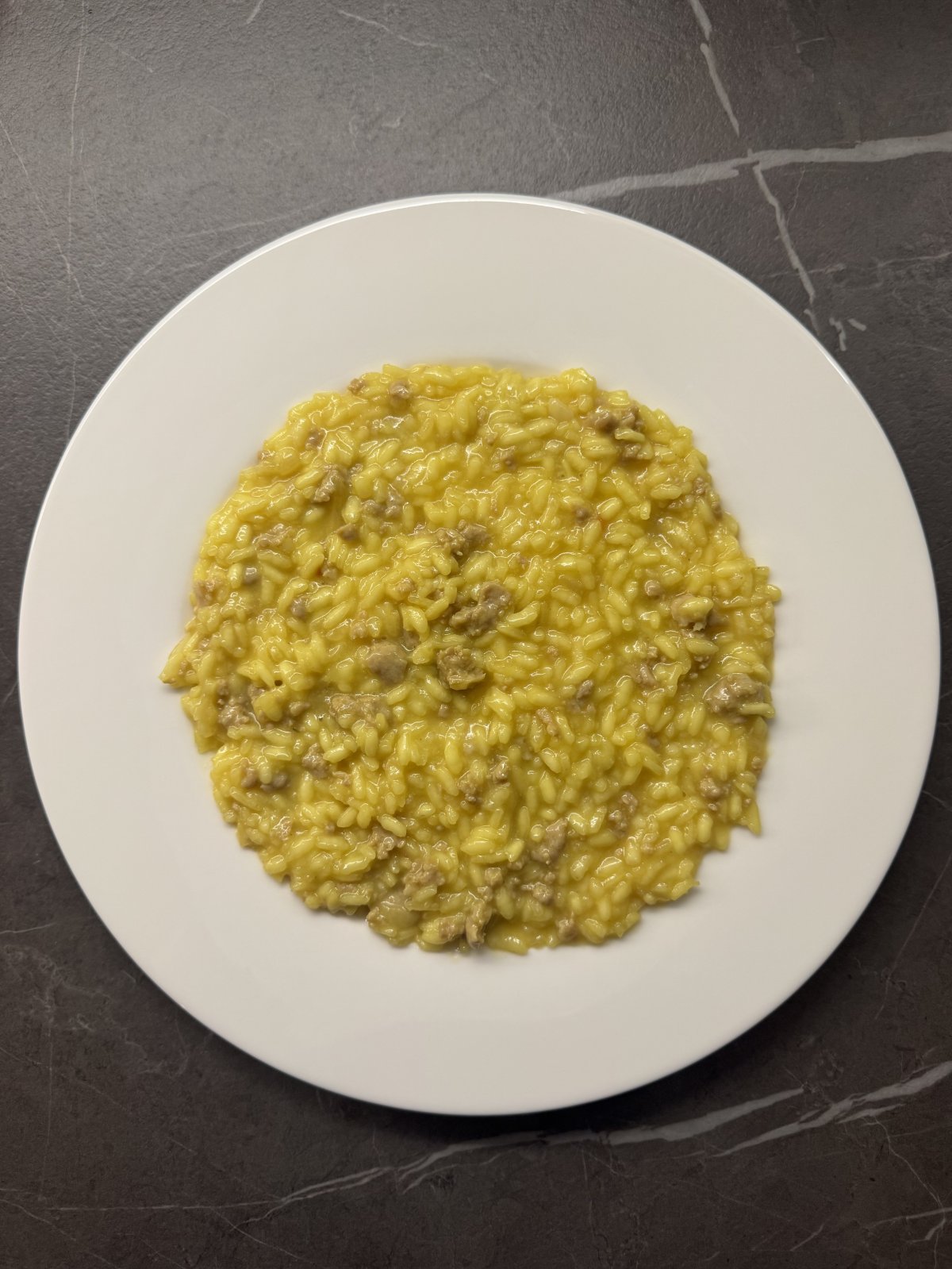 Risotto zafferano e luganega