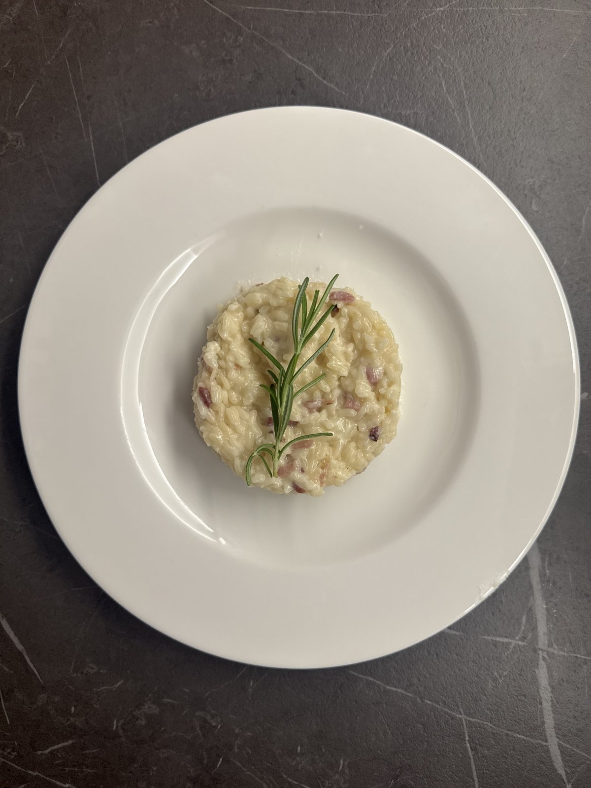 Risotto taleggio e speck