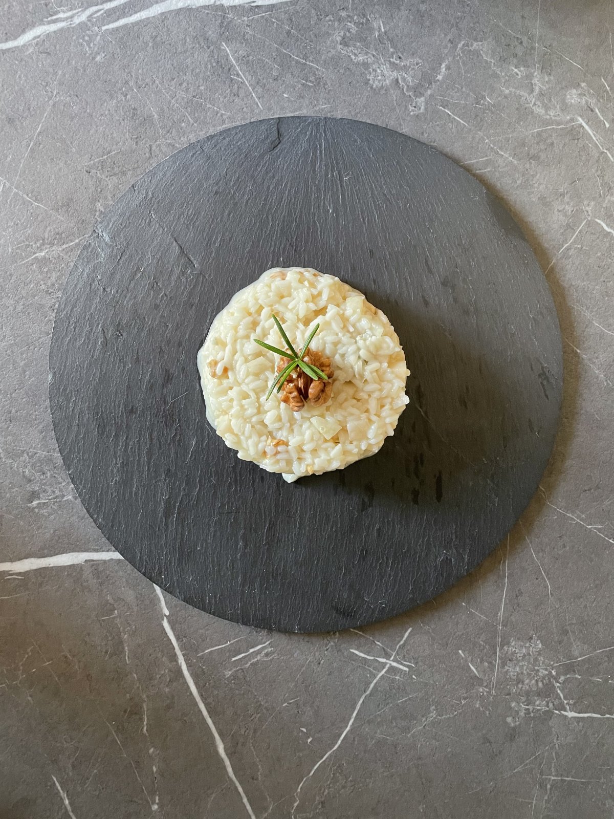 Risotto pere e gorgonzola
