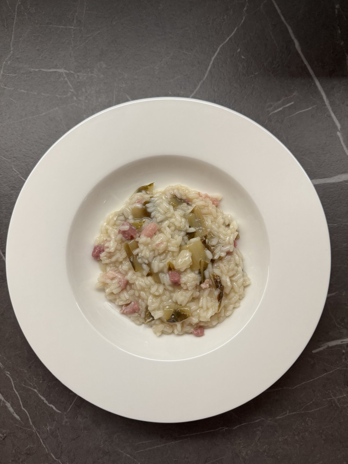 Risotto radicchio e pancetta
