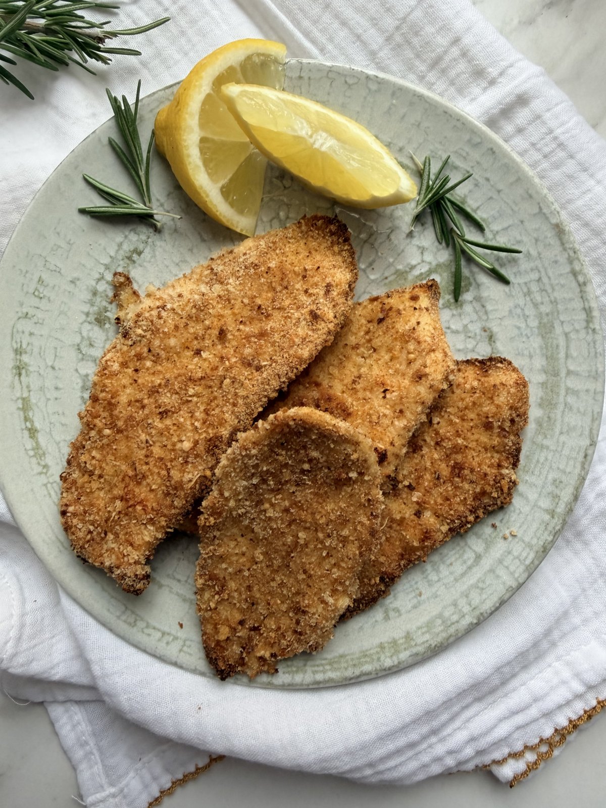 Cotolette di pollo impanate